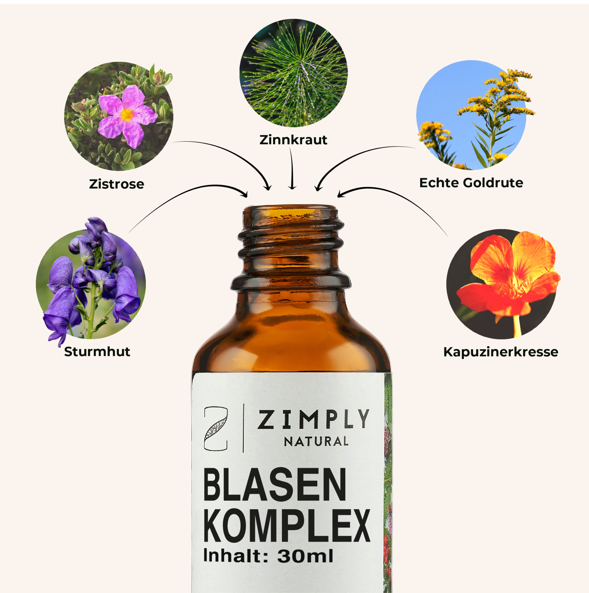 Zimply Natural cystitis complex mixture