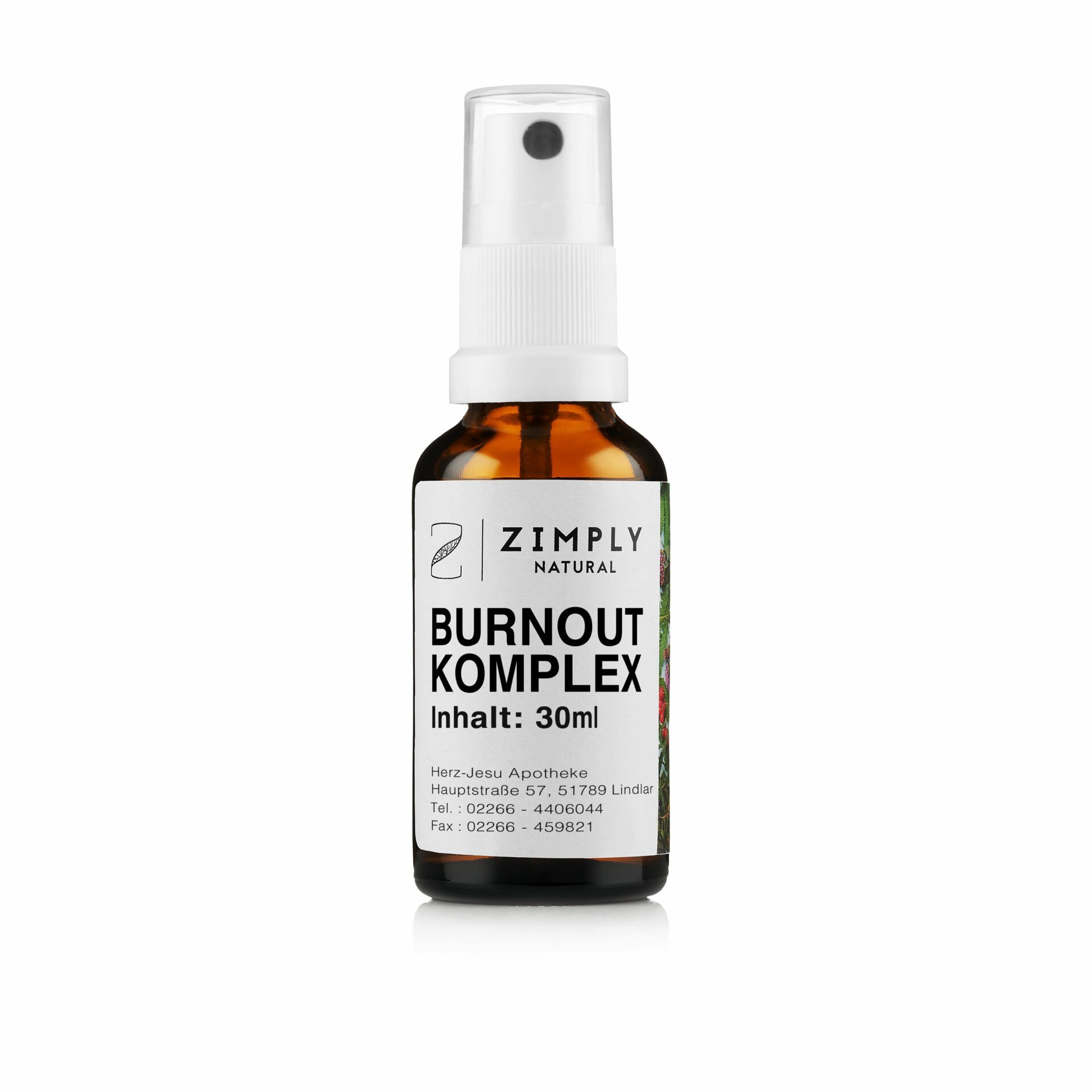 The Zimply Natural BurnoutKomplex mixture for spraying into the mouth.