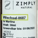Vial Zimply Natural mixture number